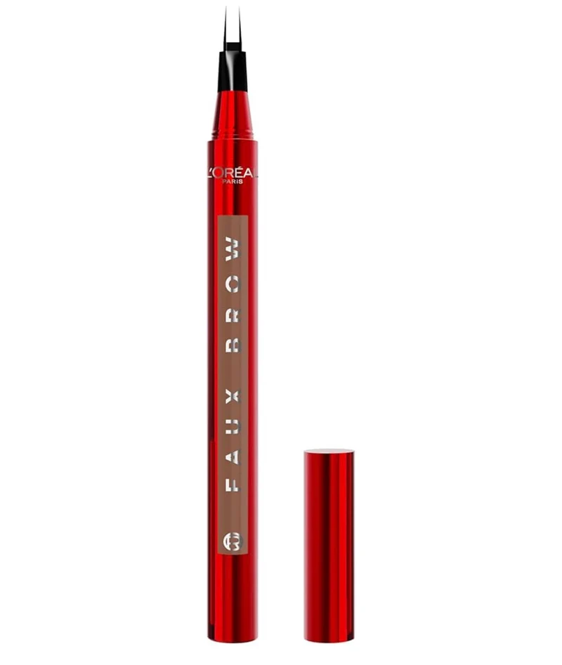 L’Oreal Paris Faux Brow, Hair-Like, Filling Eyebrow Pen w/ Double-Brush Tip, Fast & Precise - Blonde