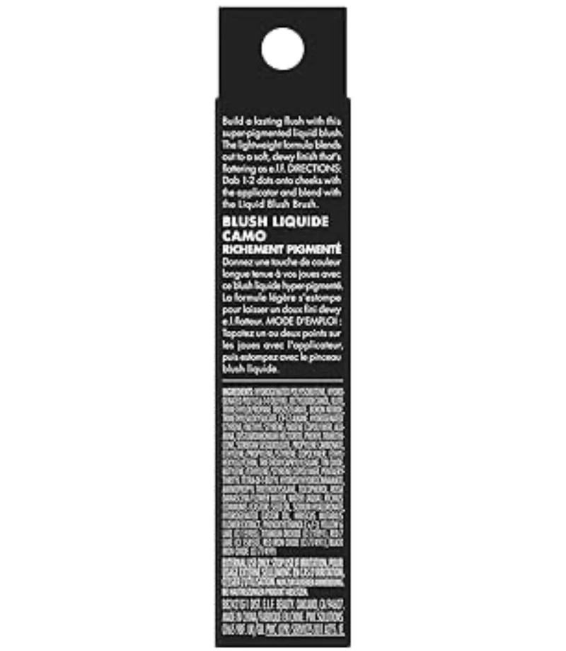 e.l.f. Camo Liquid Blush, Long-lasting Liquid Blush For High-pigment Color, Creates A Soft, Dewy Finish, Vegan & Cruelty-free, Berry Well
