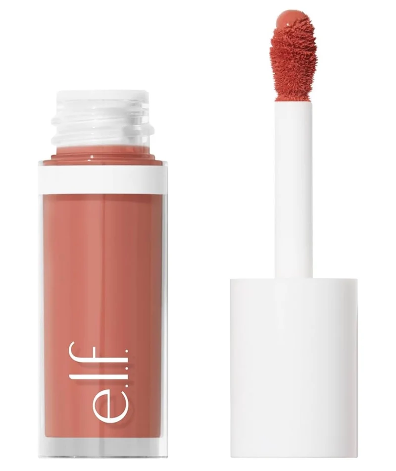 e.l.f. Camo Liquid Blush, Long-lasting Liquid Blush For High-pigment Color, Creates A Soft, Dewy Finish, Vegan & Cruelty- Dusty Rosé