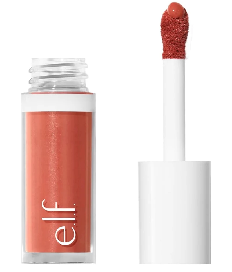e.l.f. Camo Liquid Blush, Long-lasting Liquid Blush For High-pigment Color, Creates A Soft, Dewy Finish, Vegan & Cruelty- Copper Etiquette