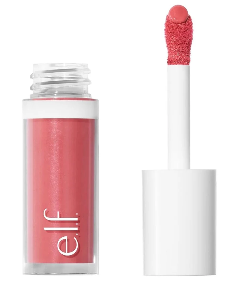 e.l.f. Camo Liquid Blush, Long-lasting Liquid Blush For High-pigment Color, Creates A Soft, Dewy Finish, Vegan & Cruelty- Cheeky Lychee