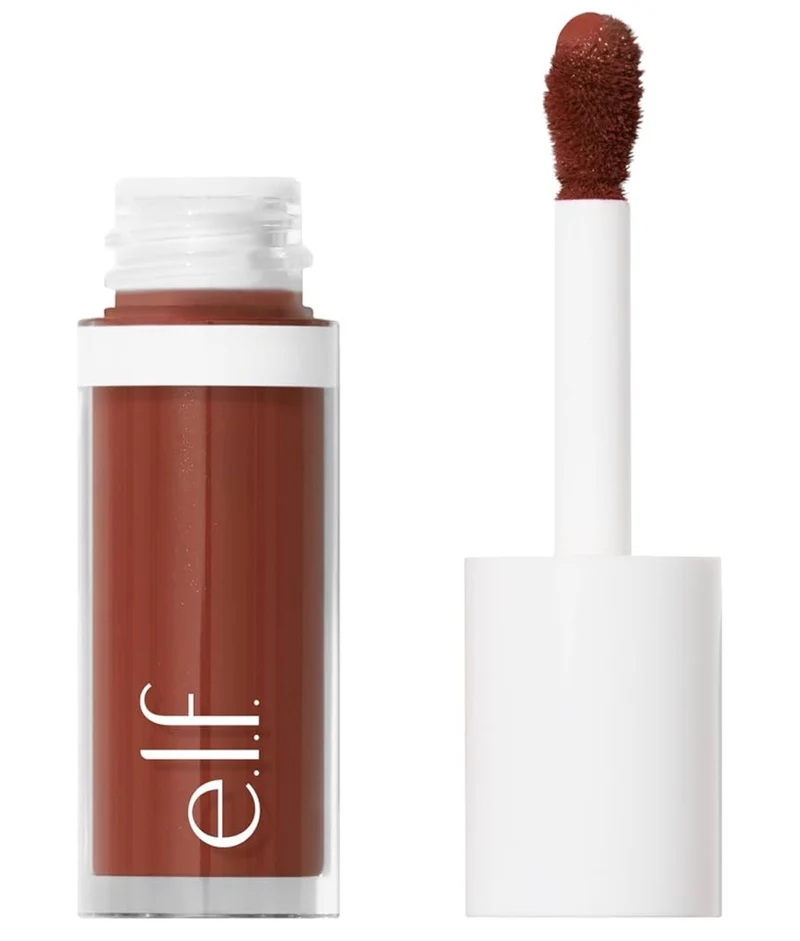 e.l.f. Camo Liquid Blush, Long-lasting Liquid Blush For High-pigment Color, Creates A Soft, Dewy Finish, Vegan & Cruelty- Bronze Bombshell