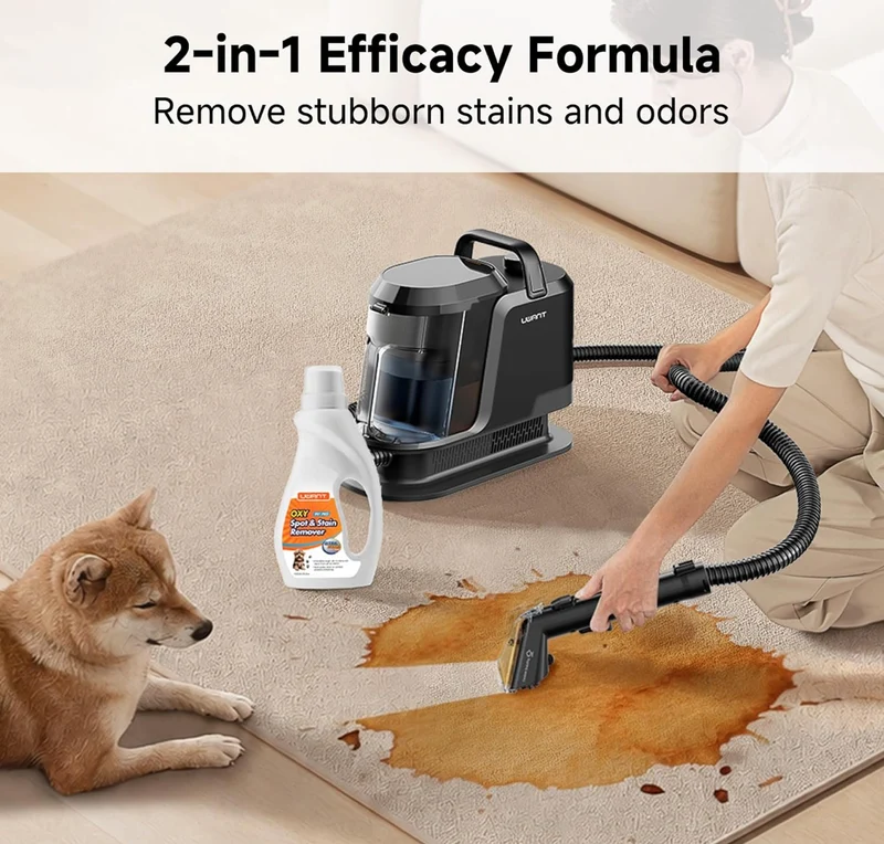 Pet Pro Oxy Carpet Cleaning Solution, Multi-Purpose Formula for Carpet Stain Removal of Pet Cleaning,Kitchen,Furniture Surface,Couch, Carpet, 33.8 Fl Oz, 1-Pack