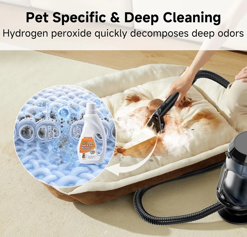 Pet Pro Oxy Carpet Cleaning Solution, Multi-Purpose Formula for Carpet Stain Removal of Pet Cleaning,Kitchen,Furniture Surface,Couch, Carpet, 33.8 Fl Oz, 1-Pack
