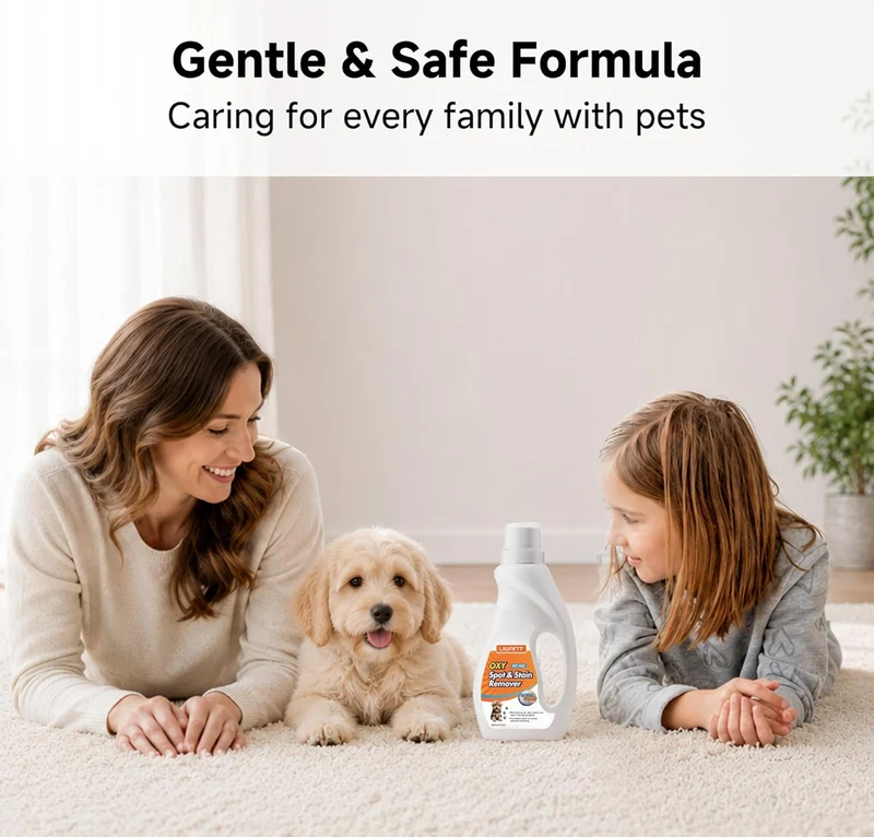 Pet Pro Oxy Carpet Cleaning Solution, Multi-Purpose Formula for Carpet Stain Removal of Pet Cleaning,Kitchen,Furniture Surface,Couch, Carpet, 33.8 Fl Oz, 1-Pack