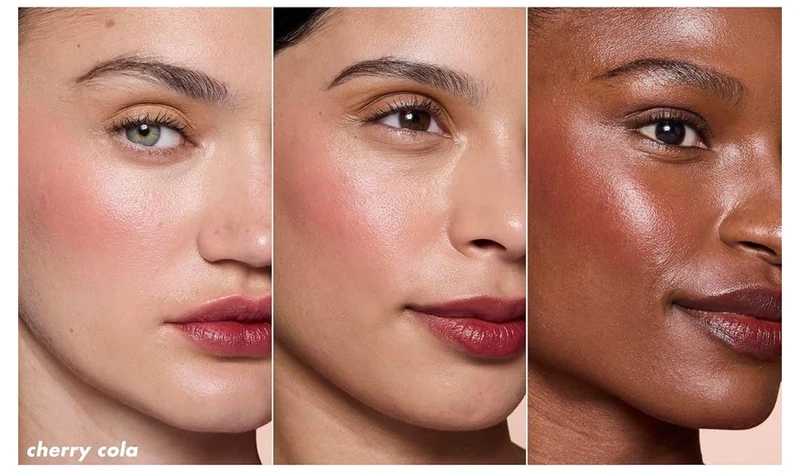 e.l.f. Sheer For It Blush Tint, Multi-Use, Long-Lasting Lip & Cheek Makeup, Creates A Natural Flush Finish, Vegan & Cruelty-Free - (Left On Red)