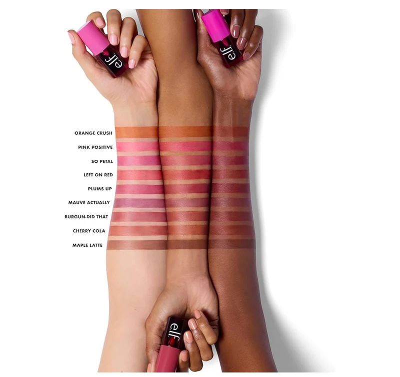 e.l.f. Sheer For It Blush Tint, Multi-Use, Long-Lasting Lip & Cheek Makeup, Creates A Natural Flush Finish, Vegan & Cruelty-Free - (Left On Red)