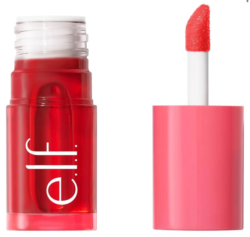 e.l.f. Sheer For It Blush Tint, Multi-Use, Long-Lasting Lip & Cheek Makeup, Creates A Natural Flush Finish, Vegan & Cruelty-Free - (Pink Positive)
