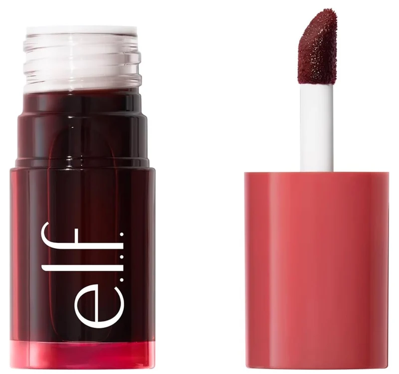e.l.f. Sheer For It Blush Tint, Multi-Use, Long-Lasting Lip & Cheek Makeup, Creates A Natural Flush Finish, Vegan & Cruelty-Free - (Cherry Cola)