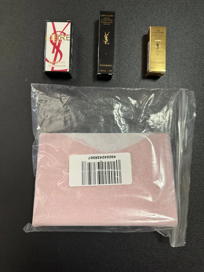 Beauty Gift Set Perfume Makeup Pouch Mascara Lipstick