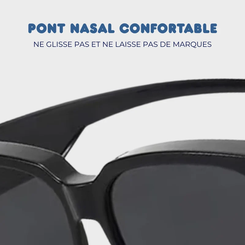 Surlunettes Solaires Polarisantes - Modèle Mixte