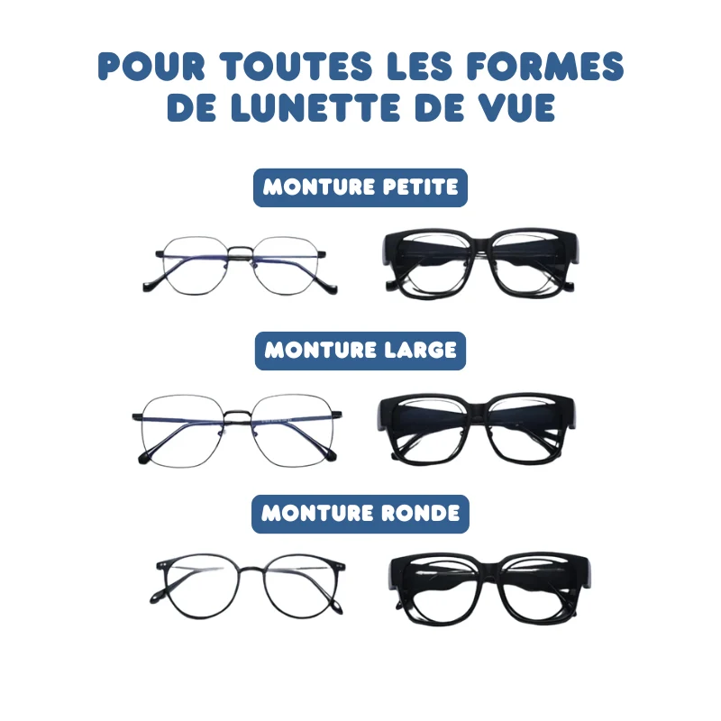Surlunettes Solaires Polarisantes - Modèle Mixte