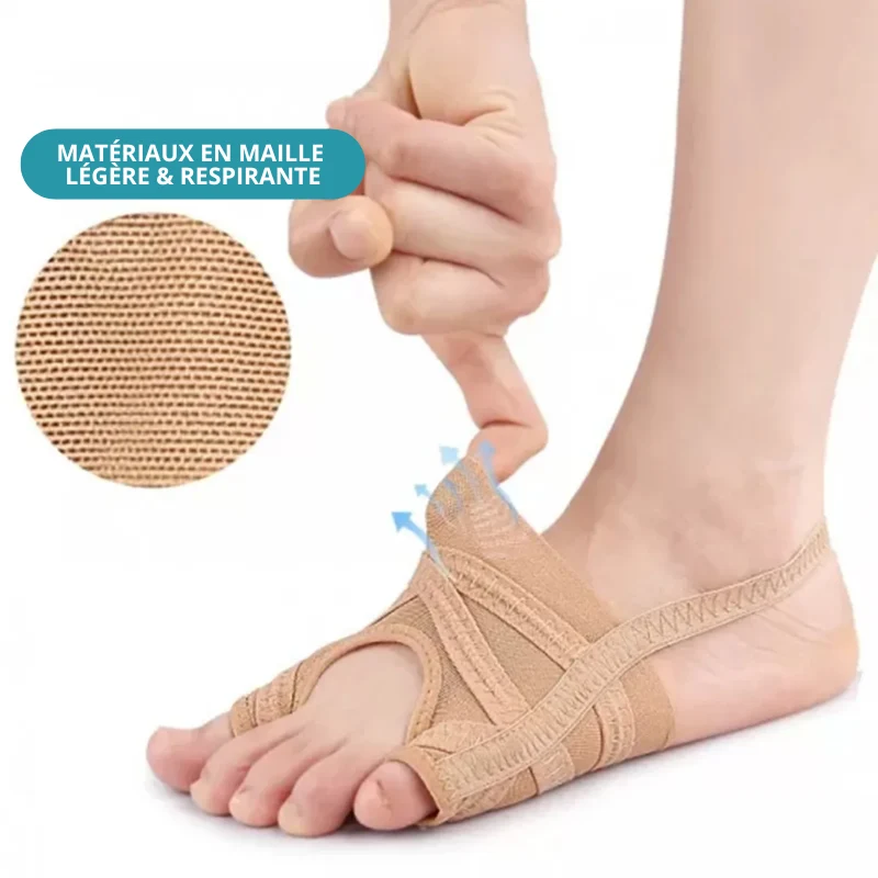 Correcteur d’Oignons Réglable en Tissu Respirant
