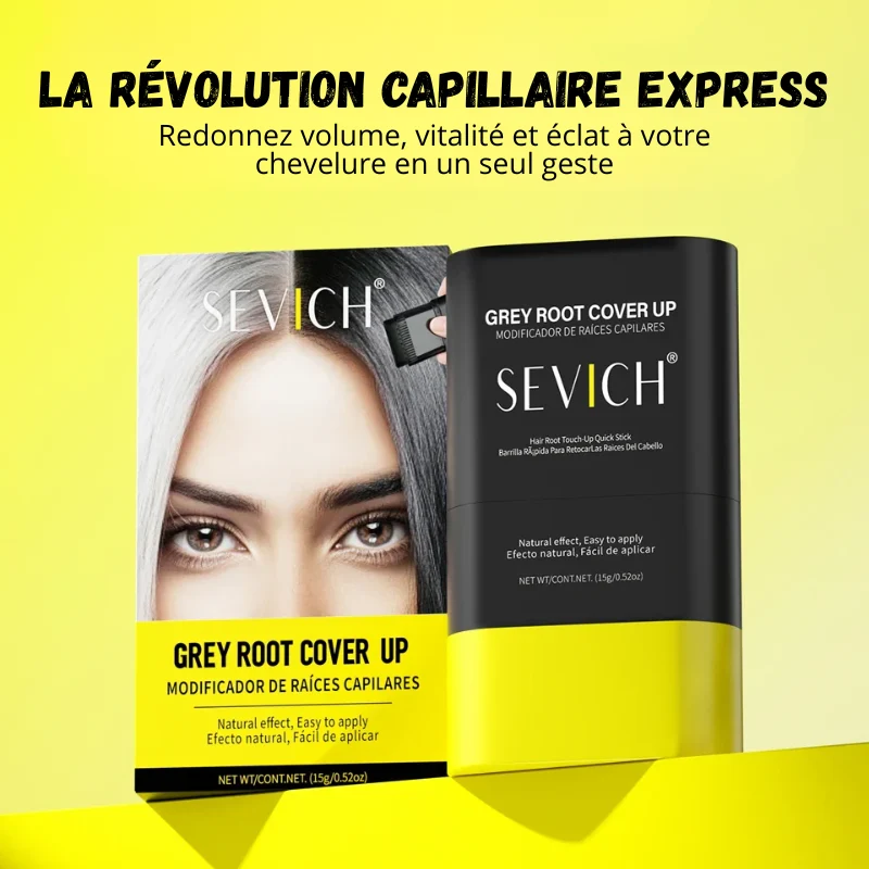 Stick Retouche Capillaire Anti-Cheveux Blancs & Racines - 1 ACHETÉ = 1 OFFERT