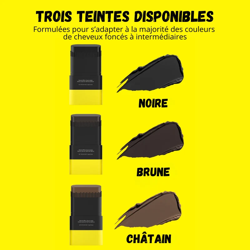 Stick Retouche Capillaire Anti-Cheveux Blancs & Racines - 1 ACHETÉ = 1 OFFERT