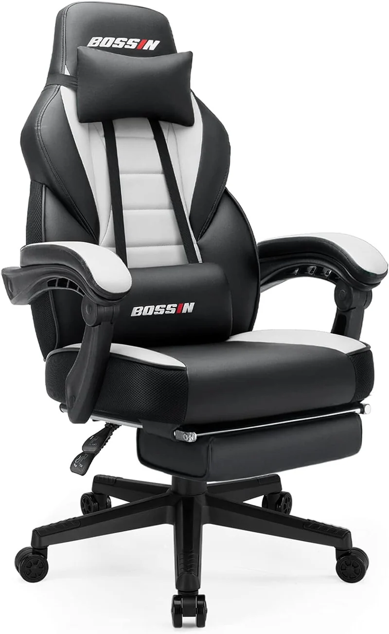 Big and Tall Gaming Chairs for Adults Ergonomic Video Game Chairs with footrest