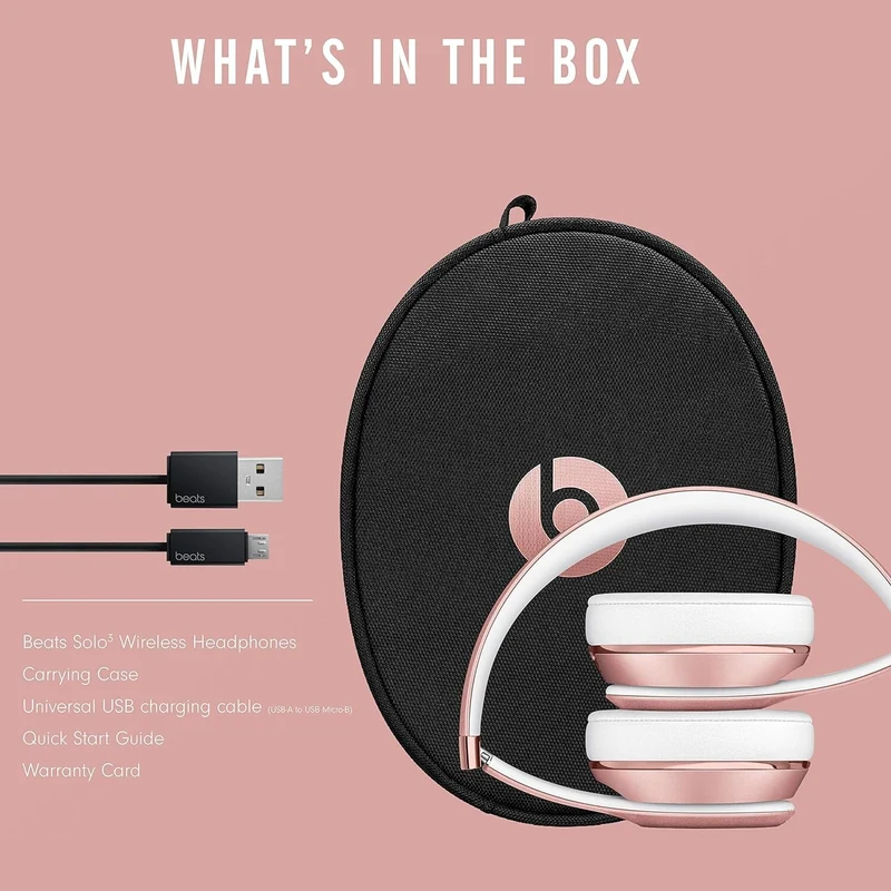 Beats Solo3 Wireless On-Ear Bluetooth Headphones Apple W1 Headphone Chip Class 1