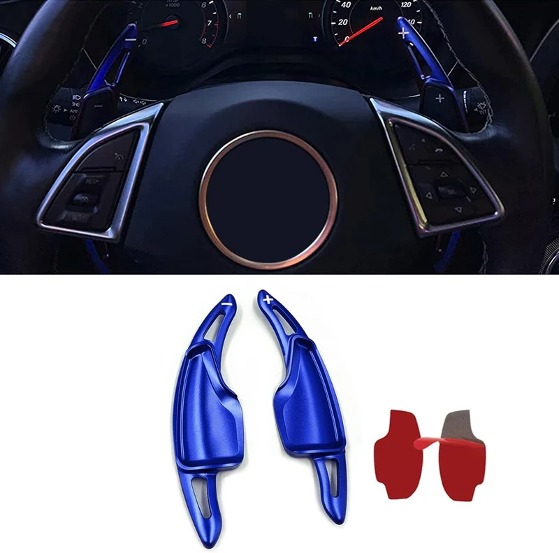 14-20 C7 Corvette Camaro Red Steering Wheel Paddle Shifter ExtensionsFor Chevy