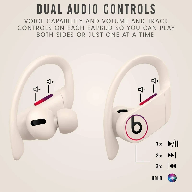 Powerbeats Pro Wireless Earbuds Apple H1 Chip Class 1 Bluetooth Headphones-IVORY