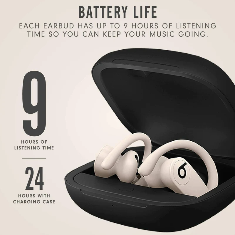Powerbeats Pro Wireless Earbuds Apple H1 Chip Class 1 Bluetooth Headphones-IVORY