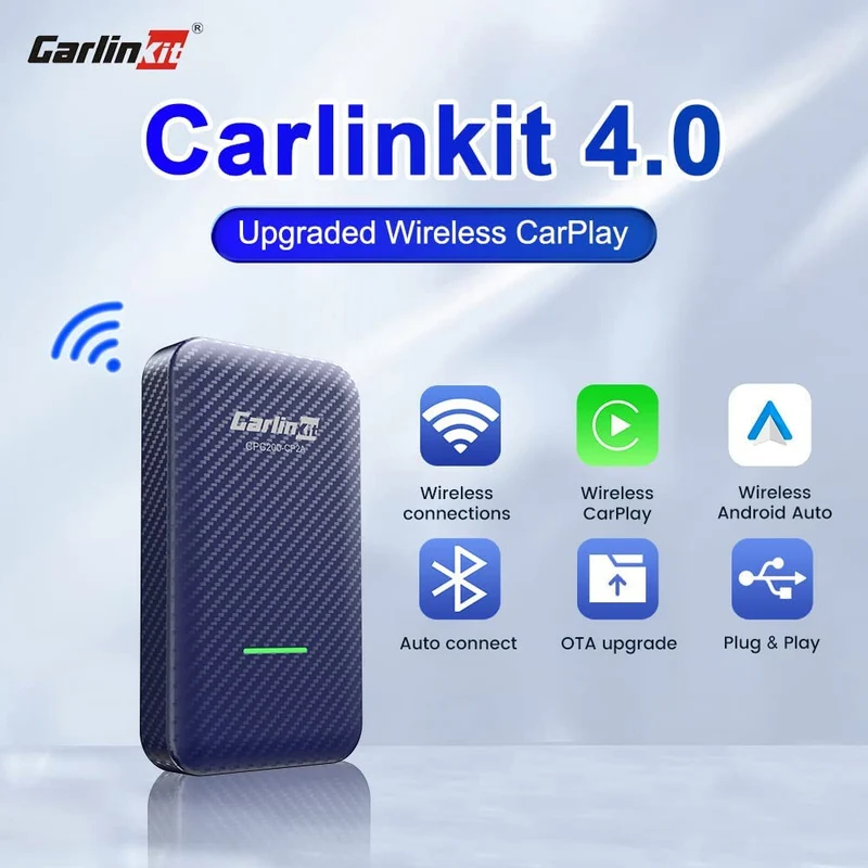 CarPlay & Android Adapter FOR Factory Wired CAR PLAY 4.0 Auto Connect Wireless