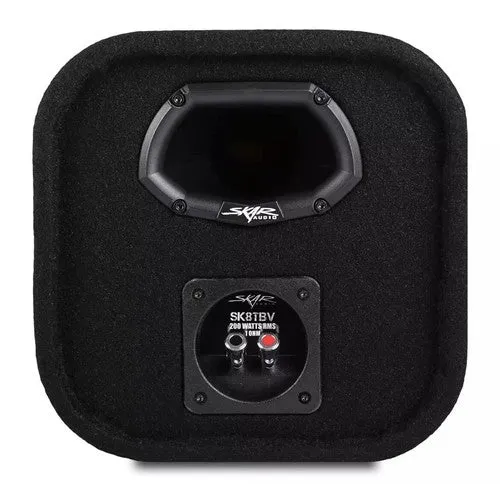 NEW SKAR AUDIO SK8TBV SINGLE 8" 400W MAX POWER DUAL VOICE COIL VENTED BASS TUBE