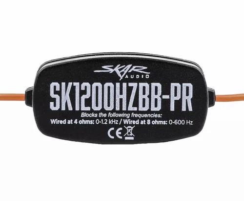SKAR AUDIO ELITE FREQUENCY FILTERS ELIMINATES FREQUENCIES 0-1.2 kHz AT 4Ω - PAIR