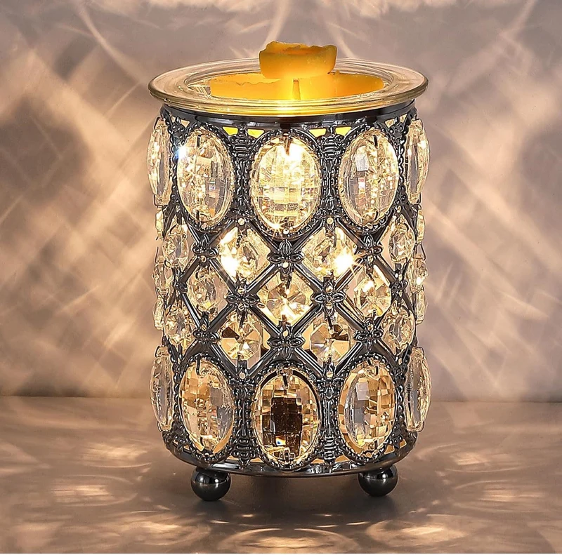 Wax Warmer Wrought Iron Crystal- Wax Melt - Warmer Electric Oil Burner