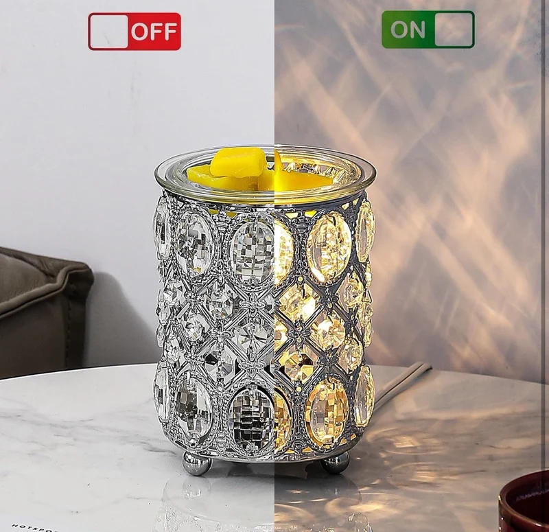 Wax Warmer Wrought Iron Crystal- Wax Melt - Warmer Electric Oil Burner