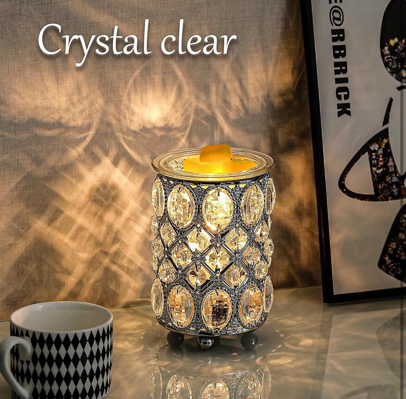 Wax Warmer Wrought Iron Crystal- Wax Melt - Warmer Electric Oil Burner
