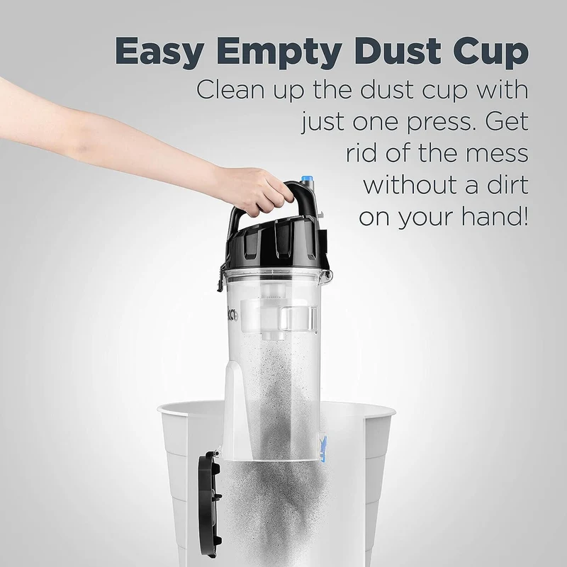 BLACK - Eureka PowerSpeed Bagless Upright Powerful Vacuum Cleaner with PET TOOL