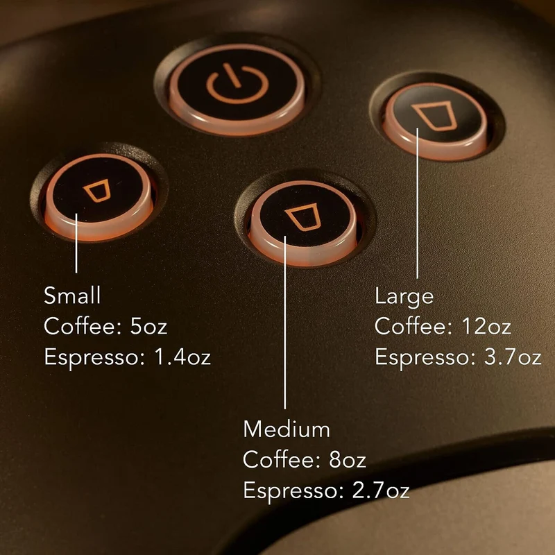 L'OR Barista System Luxury Coffee and Espresso Machine Combo by Philips - Black