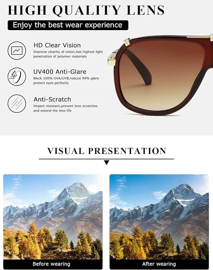 Sunglasses Men Women Unisex Goggle Alloy Big Frame Metal Punk Style Shield