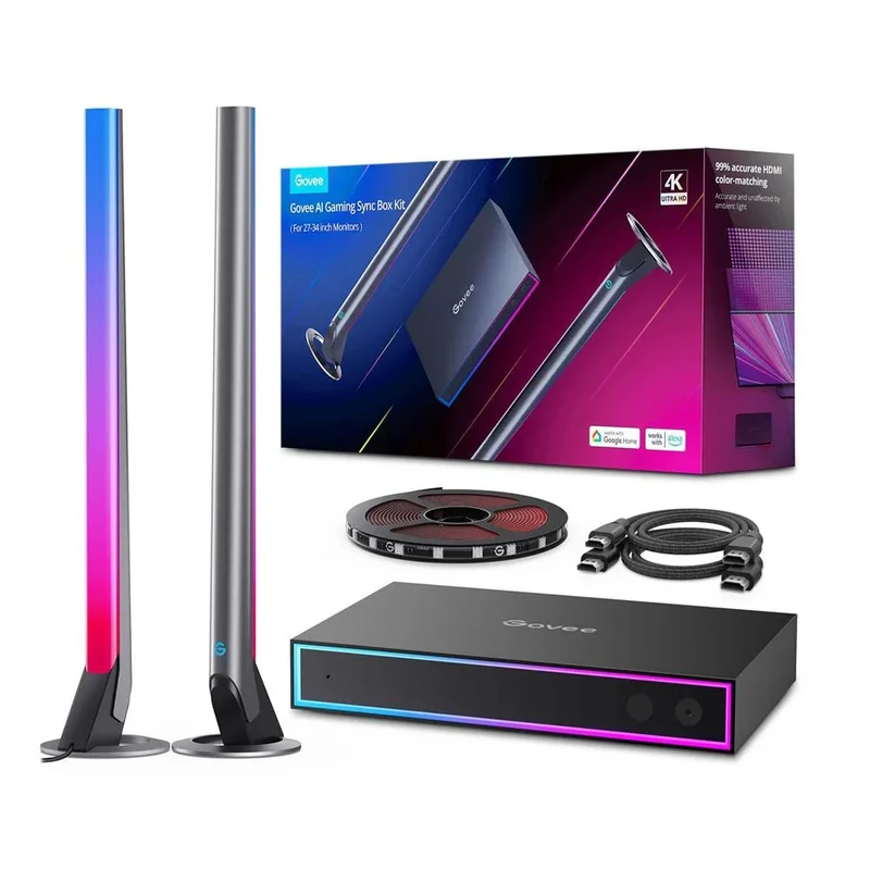 Govee H6601 AI Gaming Sync LED Lighting Box Kit