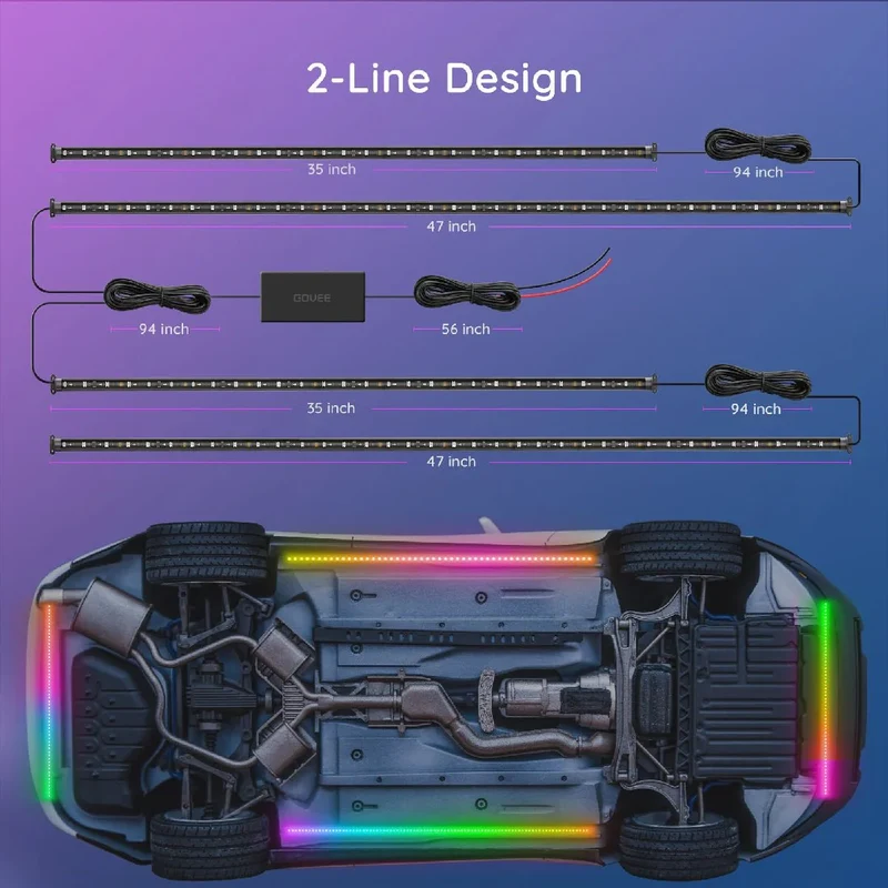 Govee RGBIC Underglow Car Lights
