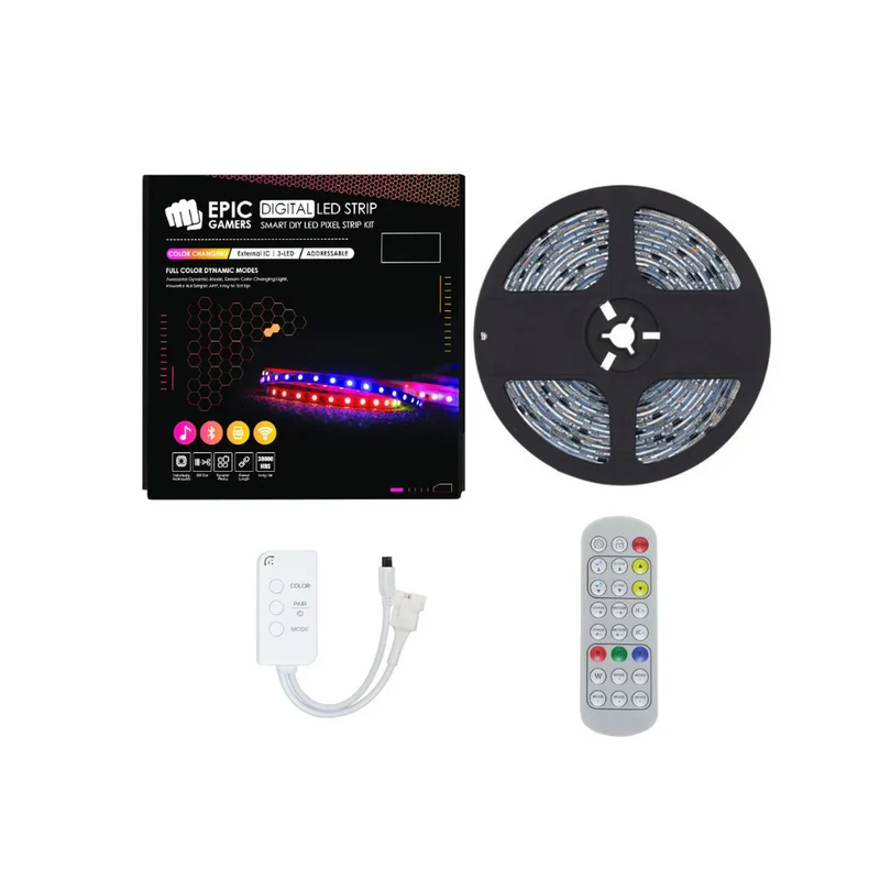 Epic Gamers Addressable RGBWW LED Strip V1 - 5 Meters
