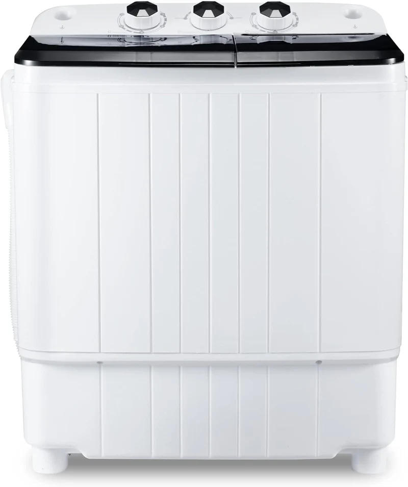 Portable Washing Machine 17.6Lbs Capacity Washer and Dryer Combo 2 In 1 Mini