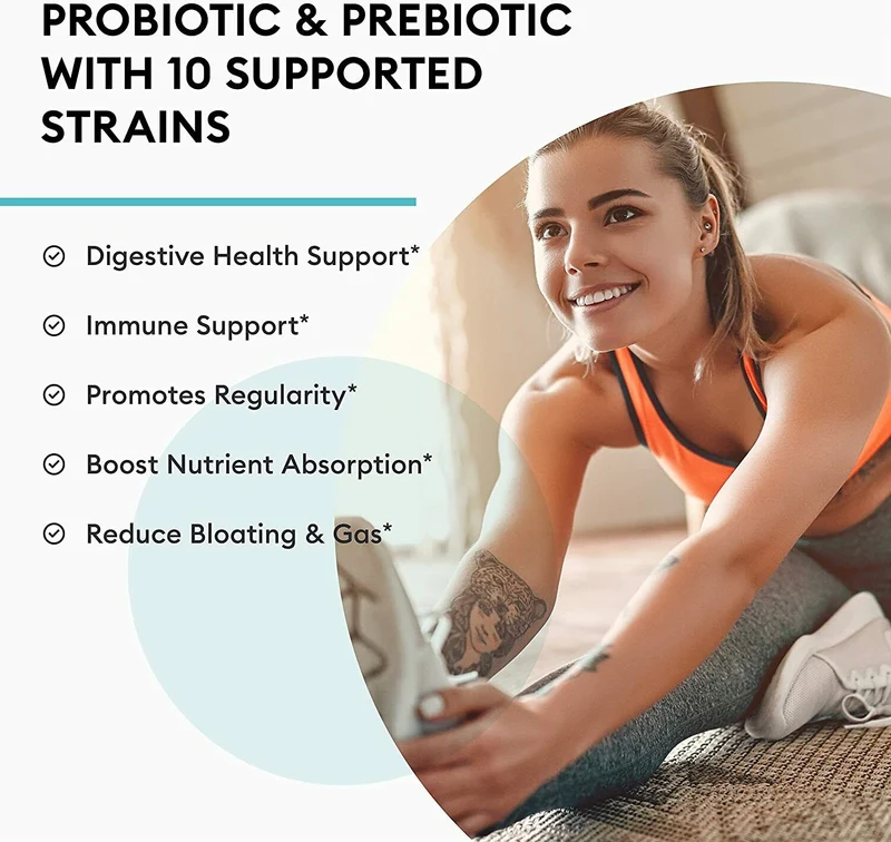 Probiotics for Women and Men, Natural, 60 Billion CFU - Probiotic Supplement