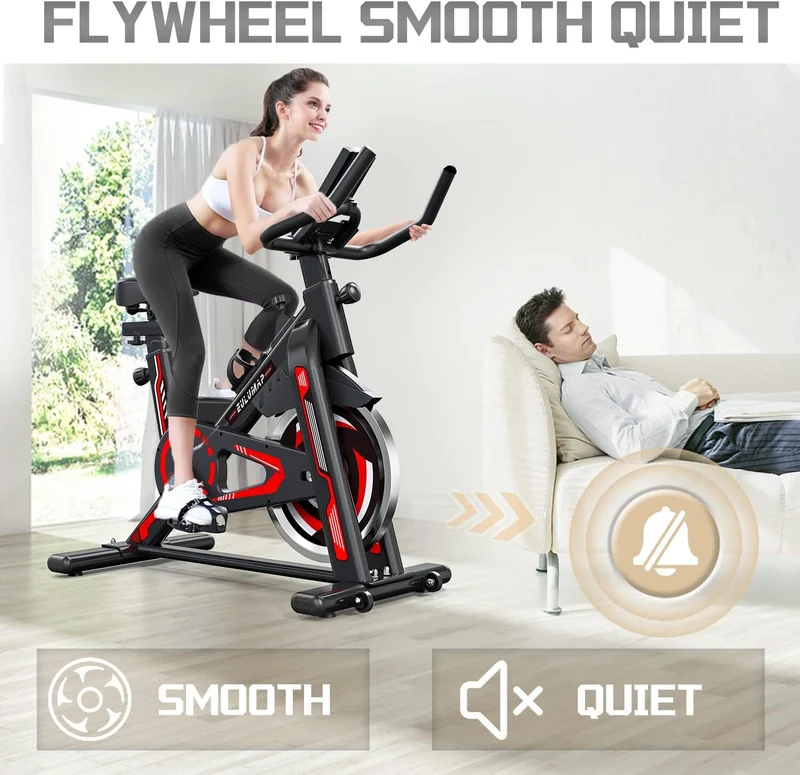 Home GYM Tablet Holder LCD Monitor Exercise Bike Stationary Indoor Cycling Bike