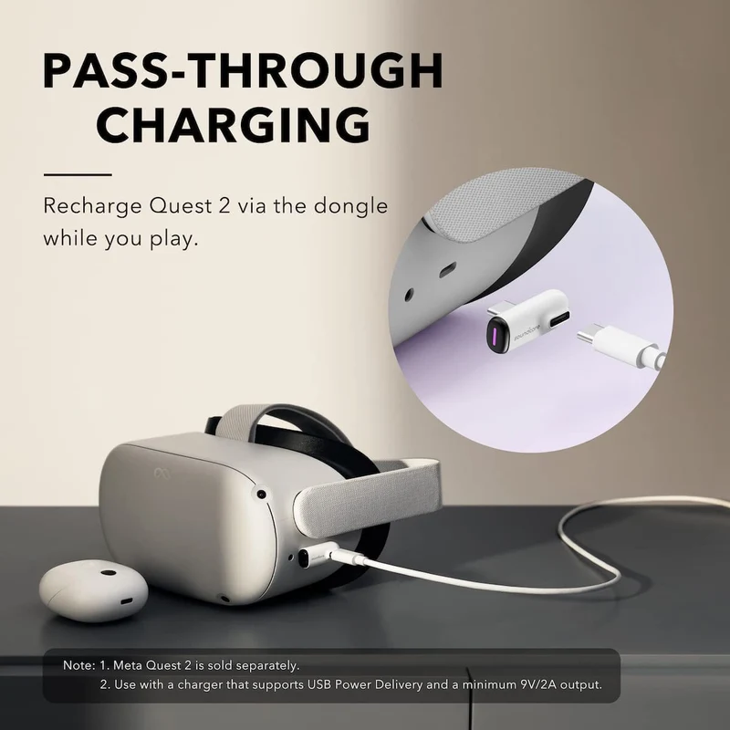 Soundcore VRP10 Wireless Gaming Bluetoot Earbuds Authorized Meta Oculus Quest 2
