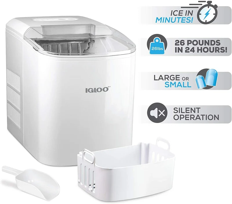 Automatic Portable Electric Countertop Ice Maker Machine 26 POUNDS in 24 Hours
