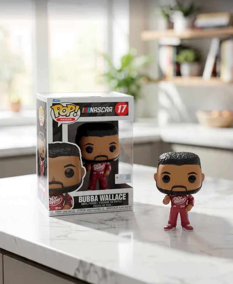 Funko Pop! NASCAR Bubba Wallace #17 Vinyl Figure