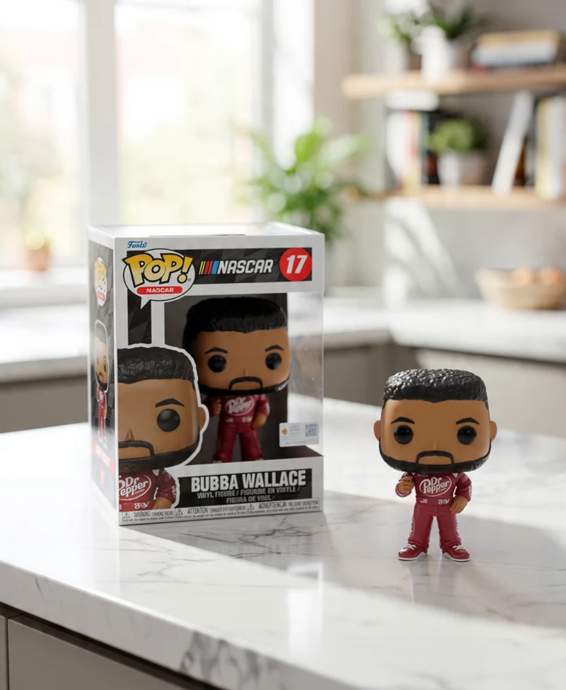 Funko Pop! NASCAR Bubba Wallace #17 Vinyl Figure