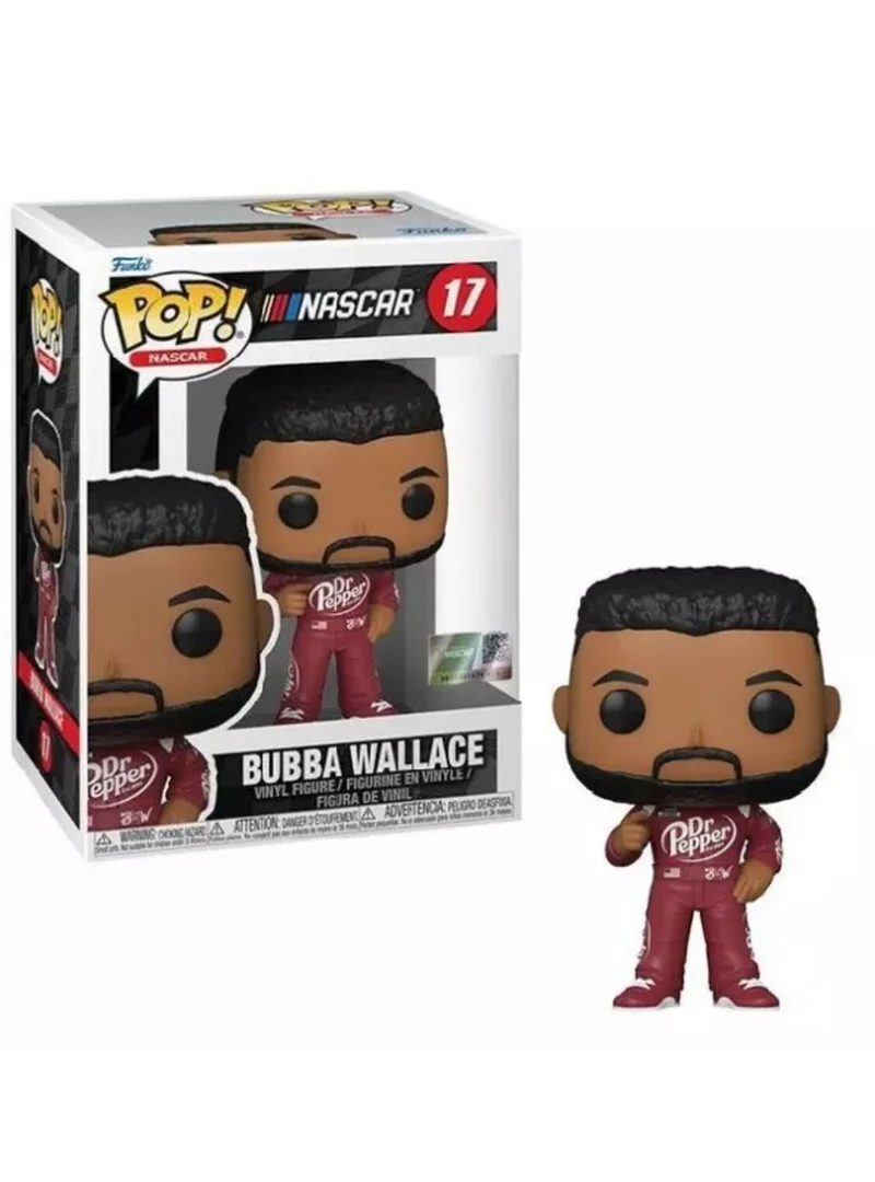 Funko Pop! NASCAR Bubba Wallace #17 Vinyl Figure