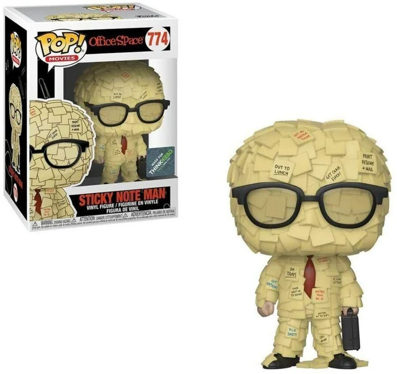 Funko Pop! Heroes: Office Space - Sticky Note Man #774 Vinyl Figure