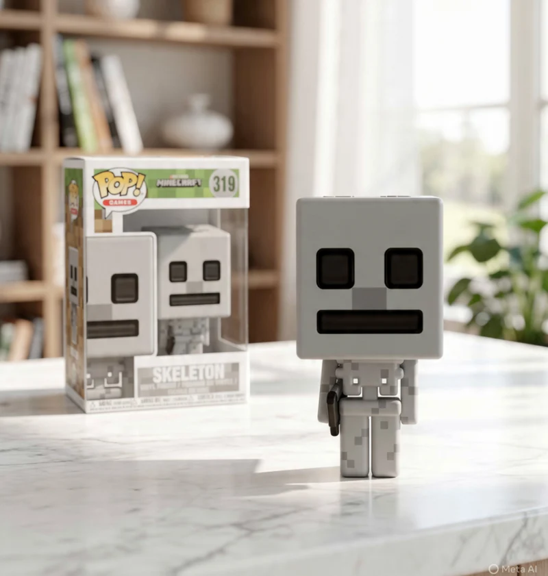 Funko Pop! Games: Minecraft - Skeleton #319 Collectible Figure