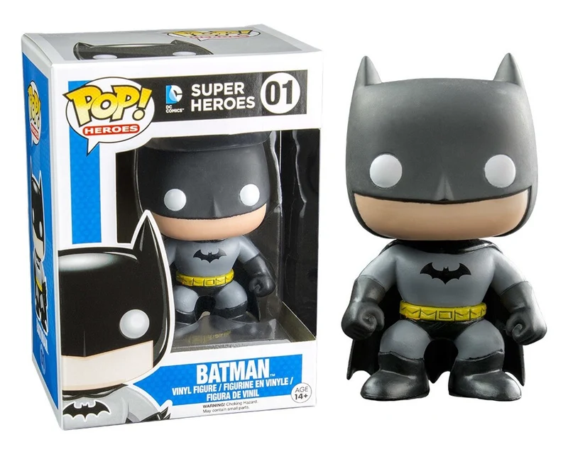 Funko POP! Heroes: DC Comics Super Heroes Batman (01) Vinyl Figure
