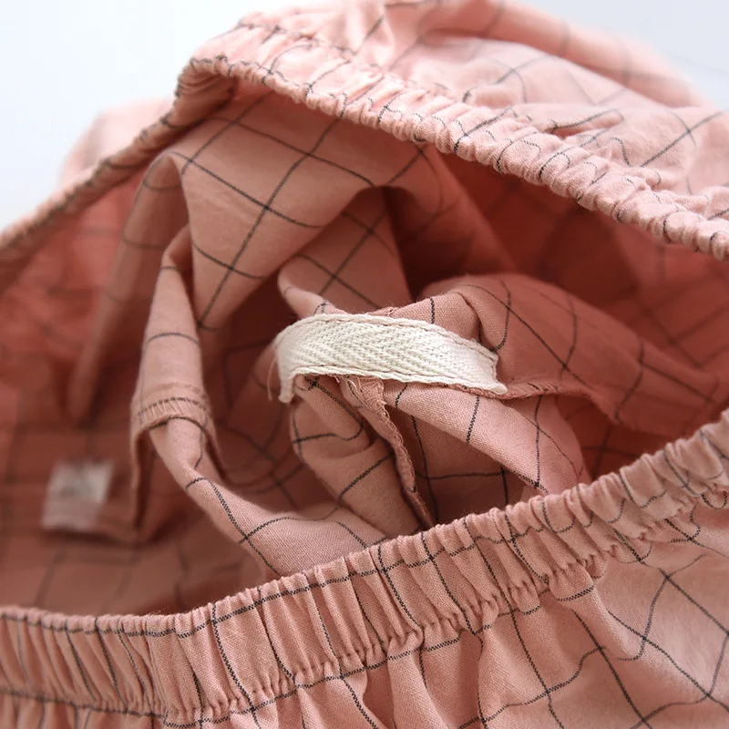 Pyjama en Gaze de Coton Chemise & Short Mixte - Printemps/ Été