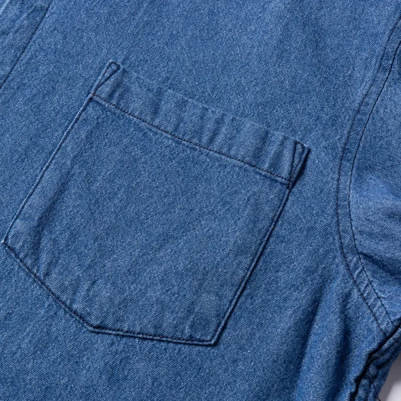 Chemise en Jean à Manches Longues Homme