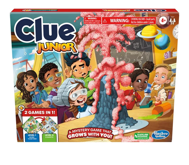 New Hasbro Clue Junior Plus Mystery Board Game